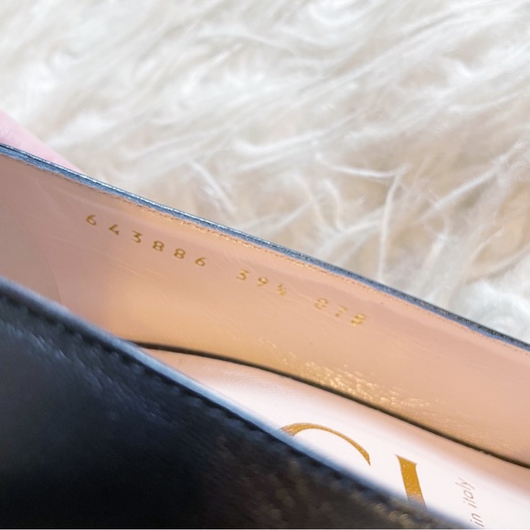 Gucci Horsebit Pump In Black Leather size 39.5 Authentic - Picture 9 of 14